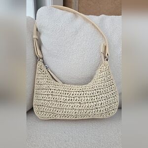 Antik Kraft Jules Straw Shoulder Bag